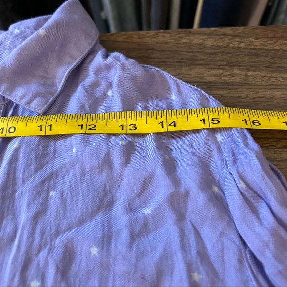 ❤️ Cloth & Stone Purple Button-Down Shirt XS - Picture 6 of 9